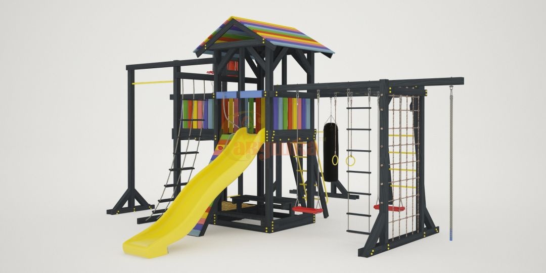 Детская площадка Савушка 2 BLACK